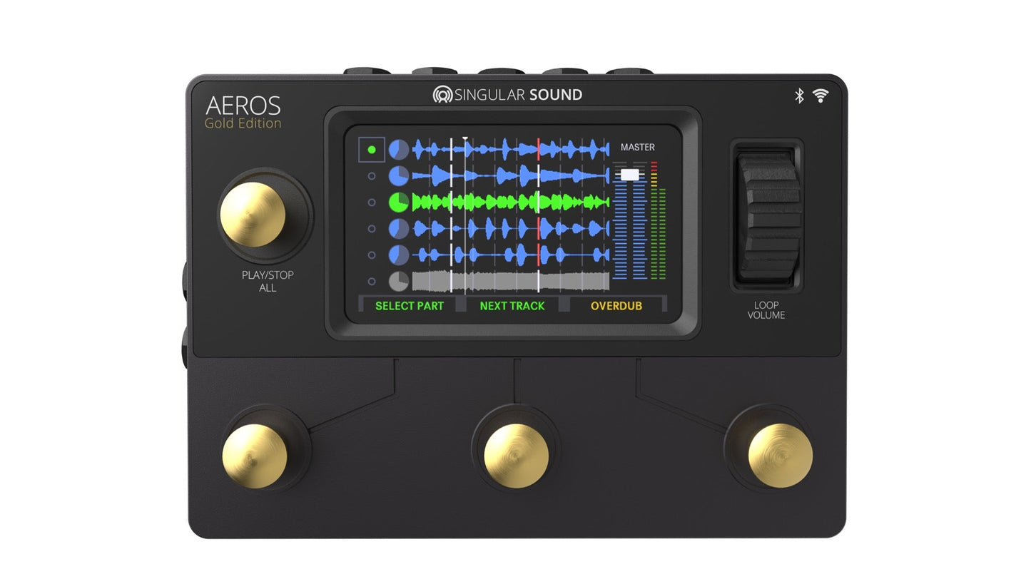 Singular Sound Aeros Gold Edition Looper Pedal
