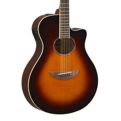 Yamaha APX600 Thinline Acoustic Electric Guitar in Old Violin Sunburst
