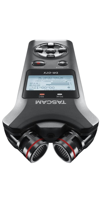 Tascam DR 07X Stereo Handheld Digital Audio Recorder and USB Audio Interface