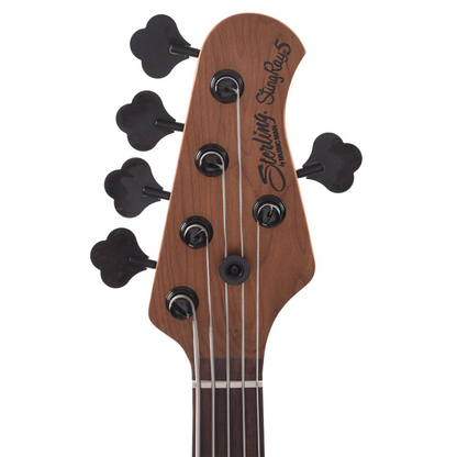 Sterling By Music Man StingRay Ray 35 HH in Amber Poplar Burl