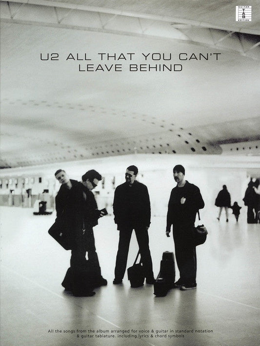 U2 All That You Can't Leave Behind Guitar Recorded Versions Tab