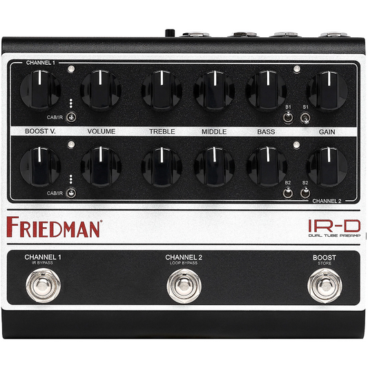 Friedman IR-D Dual Channel Tube Preamp Pedal