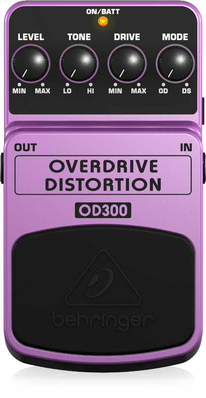 Behringer OD300 Overdrive And Distortion Pedal