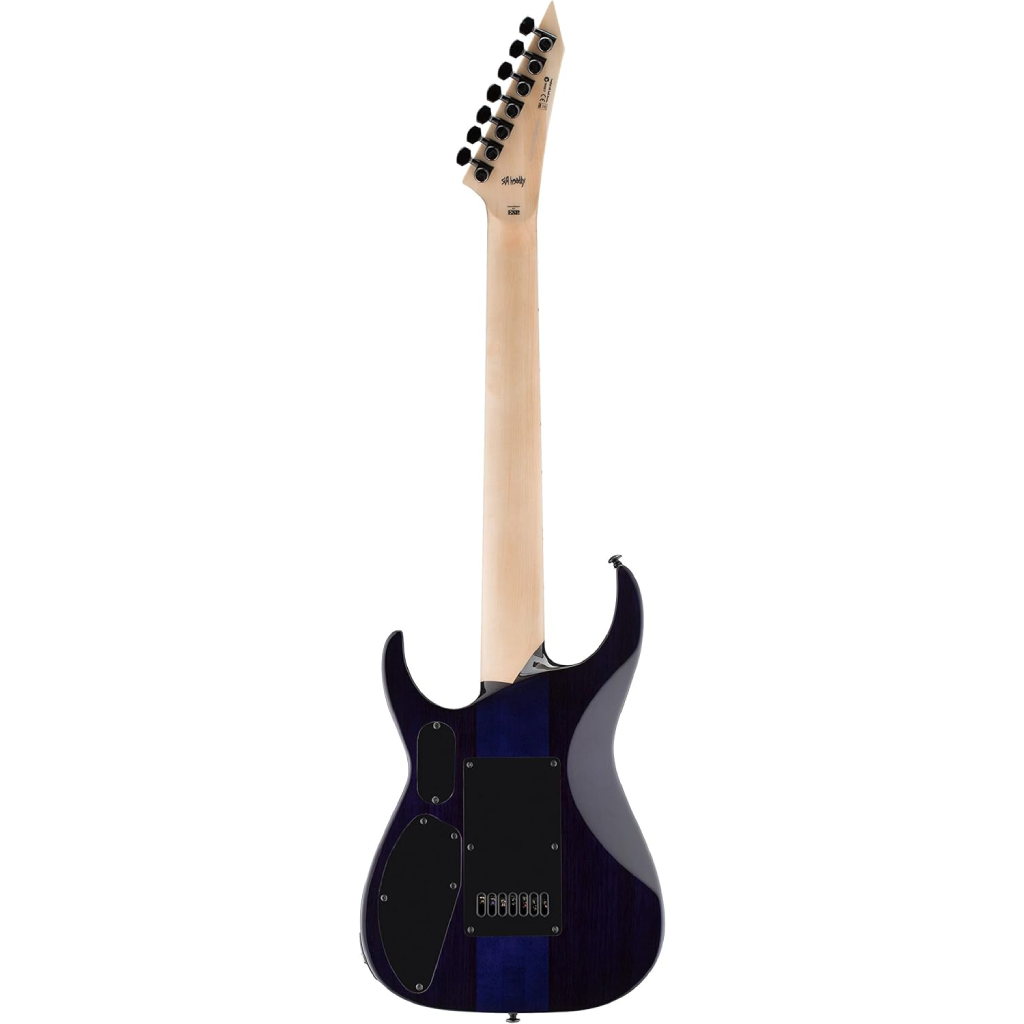 ESP LTD SH 7 EverTune Brian (Head) Welch Signature  Series 7 Strings Electric Guitar in See Thru Purple