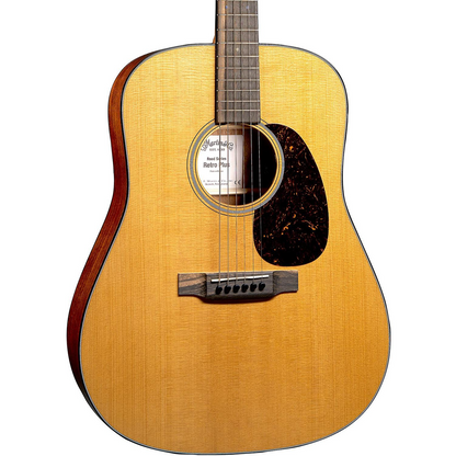 Martin DE Retro Plus Mahogany Road Series Acoustic Electric Guitar in Natural Aging Toner