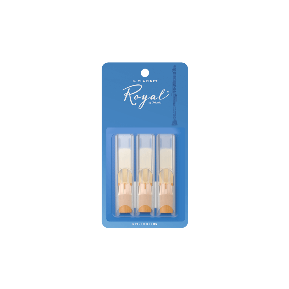 Royal By D'Addario Strength 1.5 3 Pack Bb Clarinet Reeds