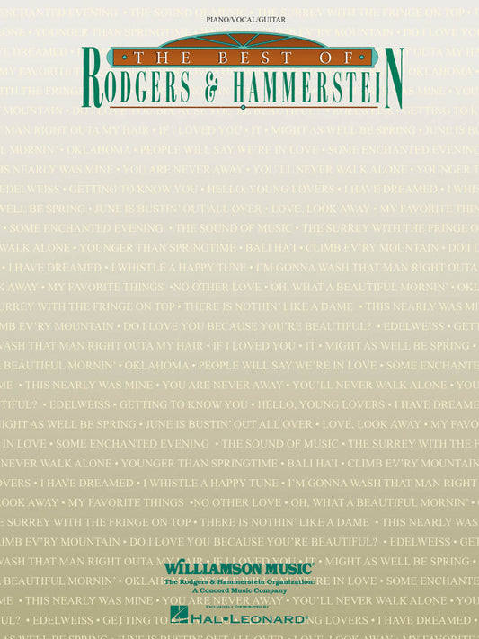 The Best of Rodgers & Hammerstein PVG