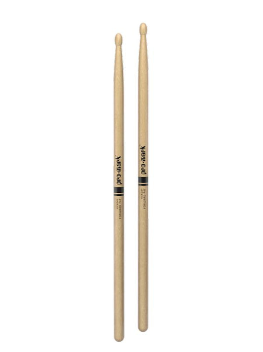 Promark Forward 747 Lacquered Hickory Wood Tip Drumsticks