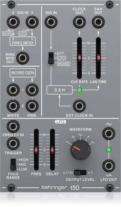 Behringer 150 Ring Mod Noise S&H LFO Eurorack Module