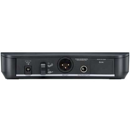 Shure Wireless Handheld System BLX2 Tx; PG58 Mic; BLX4 Rx Auto Setup 662-686MHz