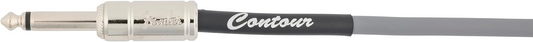 Fender Contour 10' Instrument Cable in Inca Silver