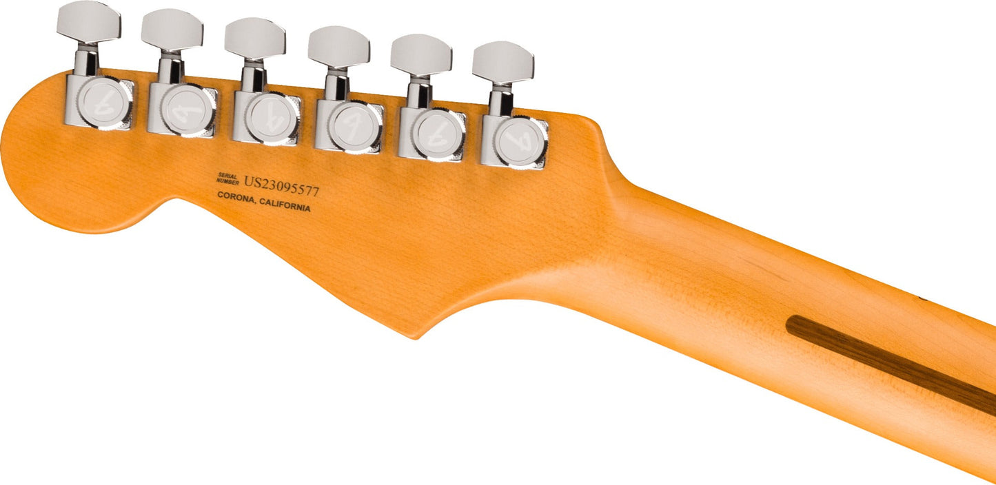 Fender American Ultra II Stratocaster HSS, Maple Fingerboard in Solar Flare | EX-DEMO