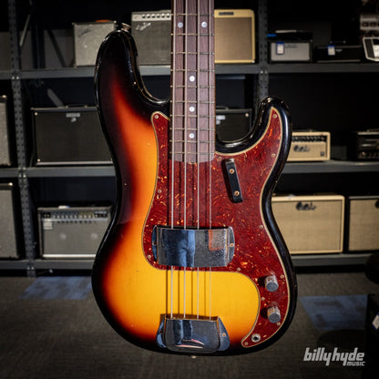 Fender Custom Shop 1966 Precision Bass Journeyman Relic in 3-Color Sunburst
