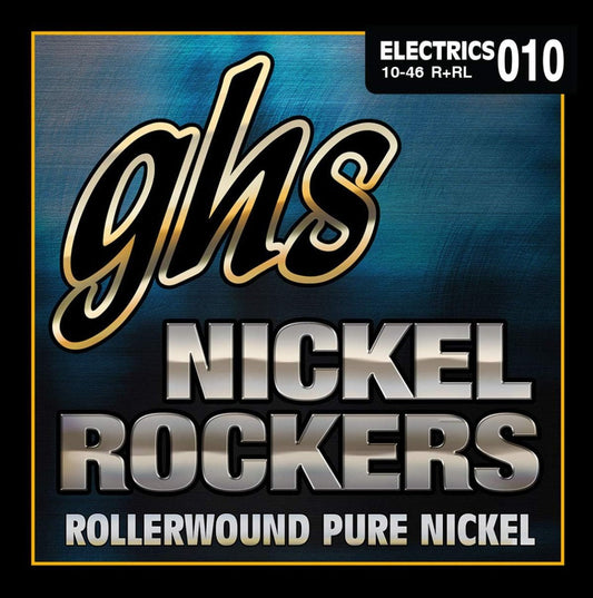 GHS R+RL Nickel Rockers Electric Guitar Strings 10-46 Gauge