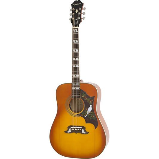 Epiphone Dove PRO Acoustic Electric Guitar in Violinburst