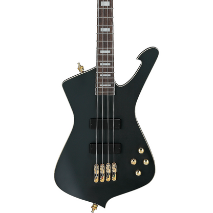Ibanez Iceman ICB620 Electric Bass Guitar in Black Flat