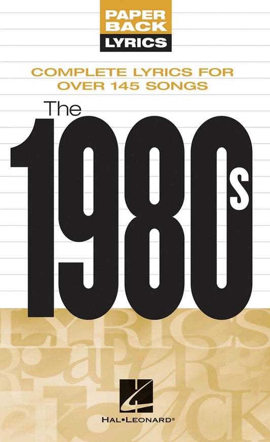 Paperback Lyrics The 1980s