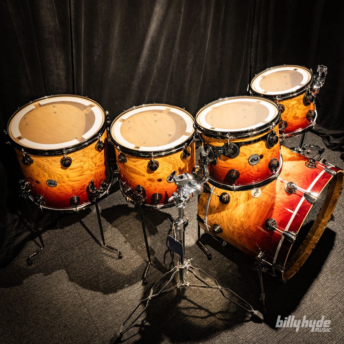 DW Collectors Series Exotic Maple 5 Piece Drum Kit