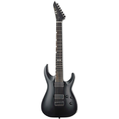 ESP E II Horizon NT 7B Hipshot 7 String Baritone in Black Satin