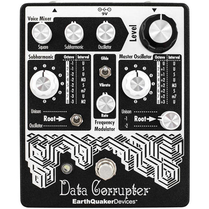 EarthQuaker Devices Data Corrupter Modulated Monophonic Harmonizing PLL Pedal