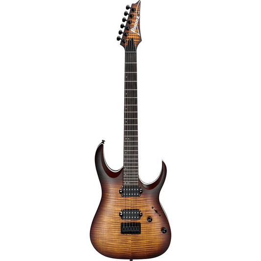Ibanez RGA42FM Archtop Electric Guitar in Dragon Eye Burst Flat