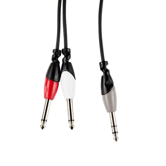 Armour SYC4 10FT High Performance 1/4" Stereo To 2X1/4" Mono Cable
