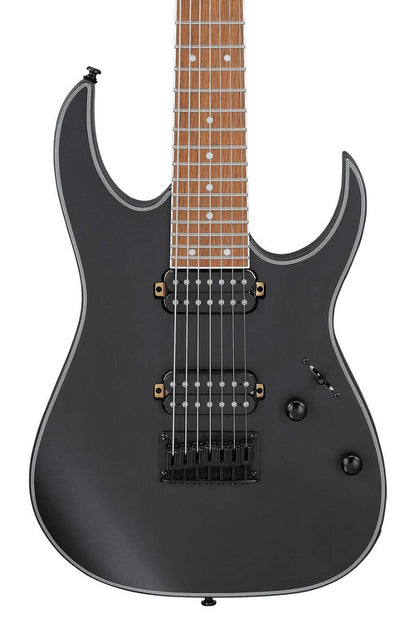 Ibanez RG7421EX 7 String Electric Guitar in Black Flat