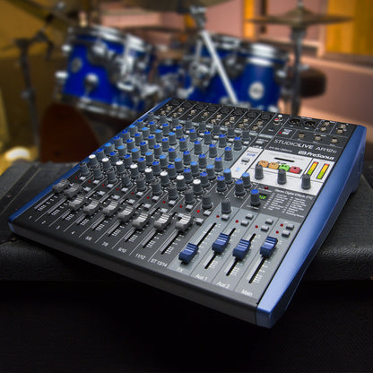 PreSonus StudioLive AR12c 12 channel USB C Compatible Audio Interface / Mixer / Recorder