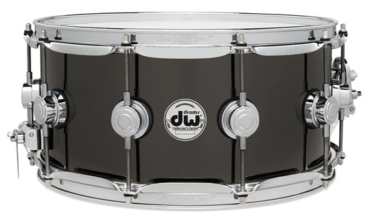 DW Collectors Series 6.5" x 14" Black Nickel Over Brass Snare Drum