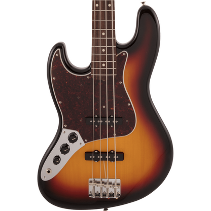 Fender Japan Traditional 60s Jazz Bass Left Handed, Rosewood Fingerboard in 3 Color Sunburst