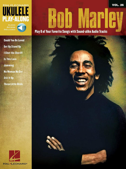 Bob Marley Ukulele Play Along Volume 26 BK/OLA