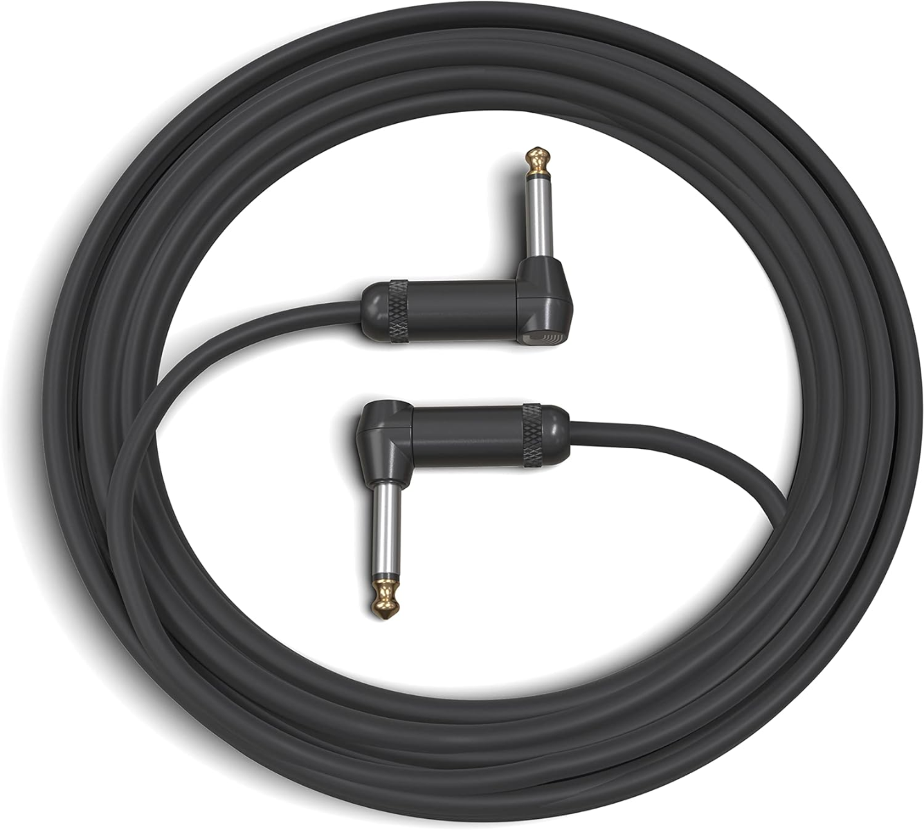 D'Addario Planet Waves 15' American Stage Instrument Dual Right Angle Cable in Black