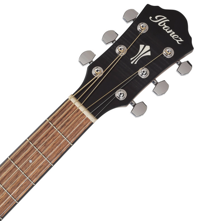 Ibanez AEG70 Acoustic Electric Guitar in Transparent Charcoal Burst High Gloss