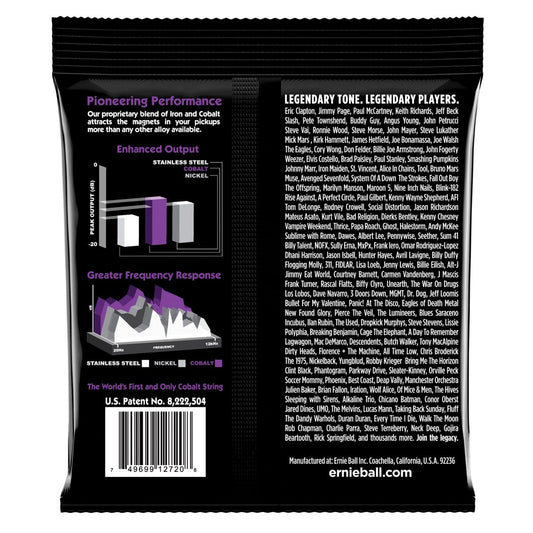 Ernie Ball Power Slinky Cobalt Electric Guitar Strings 11-48 Gauge