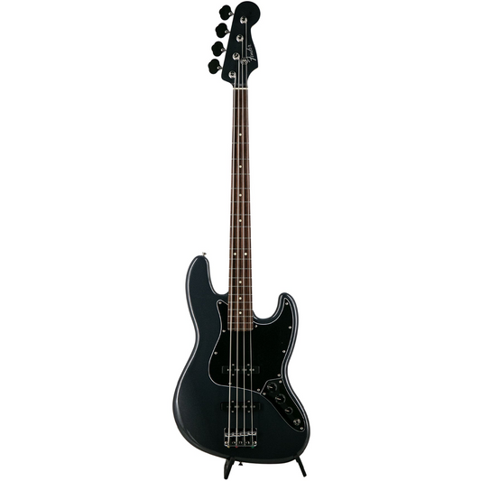 Fender FSR Collection ASIA-23 Hybrid II Jazz Bass, Rosewood Fingerboard in Charcoal Frost Metallic