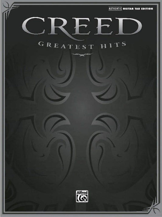 Creed Greatest Hits Authentic Recorded Version Guitar TAB