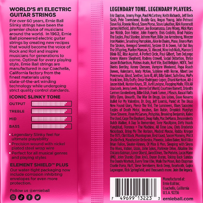 Ernie Ball Super Slinky Nickel Wound Electric Guitar Strings 3 Pack 9-42 Gauge