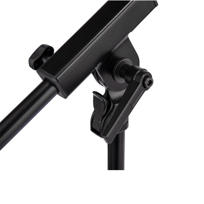 Hercules EZ Clutch Tripod Telescoping Hideaway 2 in 1 Boom Microphone Stand