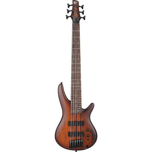 Ibanez SR506A Electric Bass Guitar in Mahogany Brown Burst Low Gloss