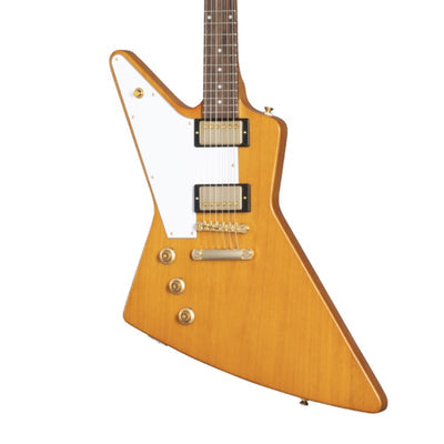 Epiphone 1958 Korina Explorer Left Handed in Aged Natural
