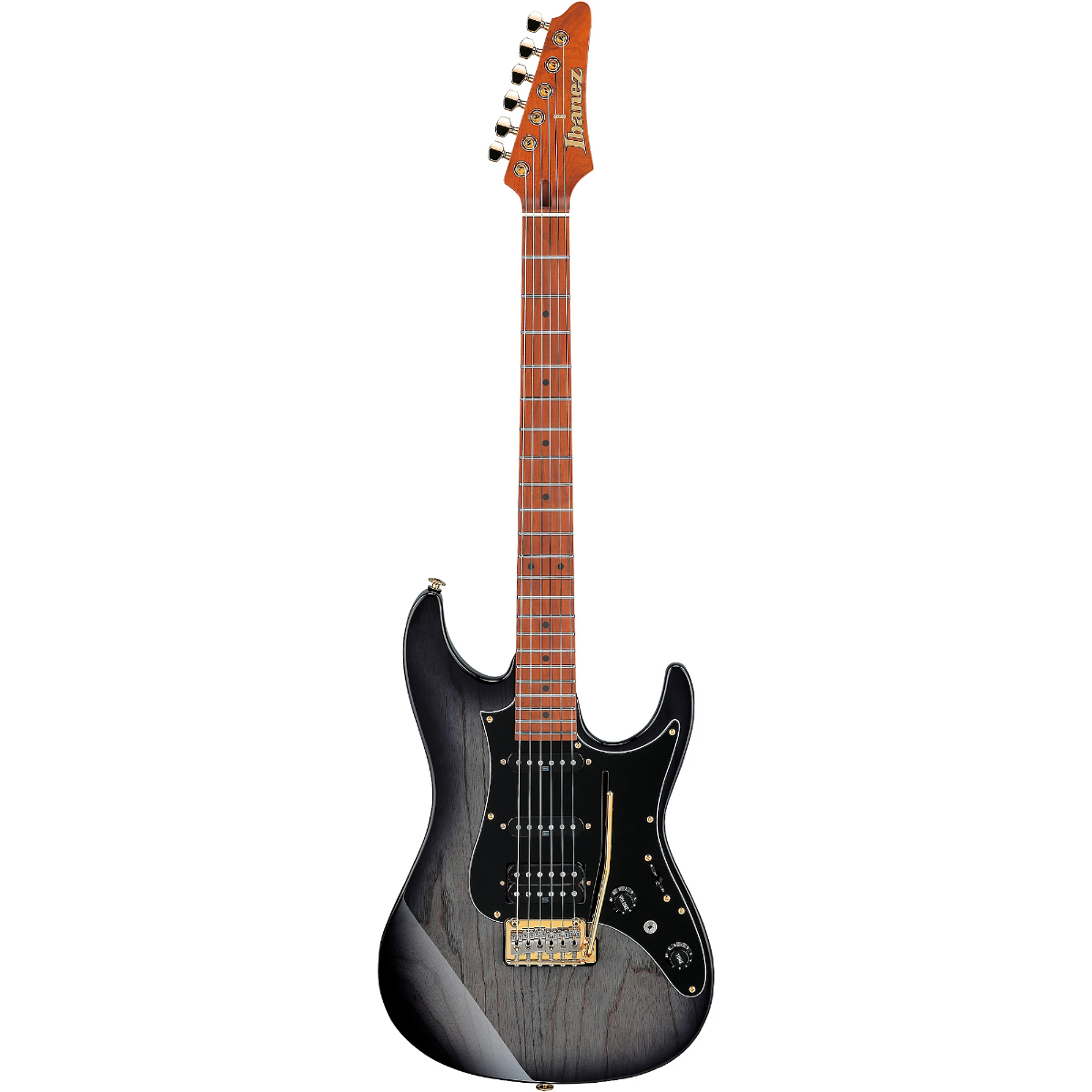 Ibanez Prestige AZ2204AG Electric Guitar in Transparent Gray Burst