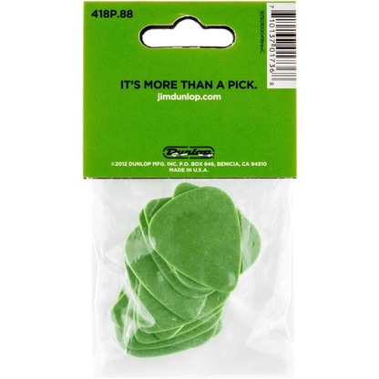 Jim Dunlop Tortex Standard Guitar Picks .88mm 12 Pack in Green