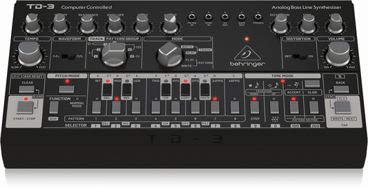 Behringer TD3 BK Analog Bass Line Synthesizer