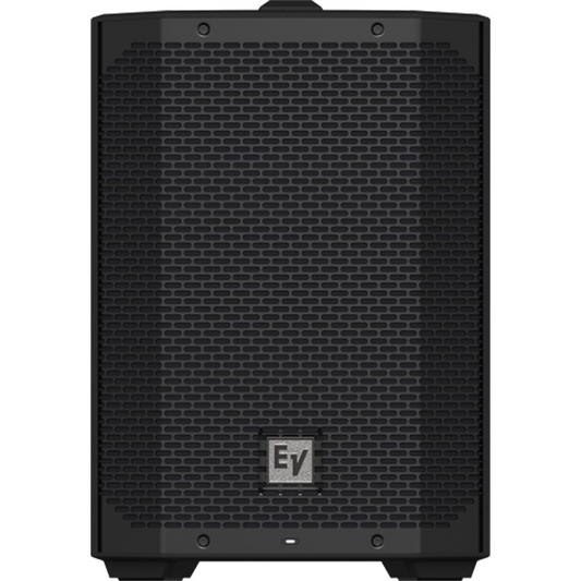 Electro-Voice EVERSE 8 Weatherized Battery Powered Loudspeaker Bluetooth Audio and Control in Black