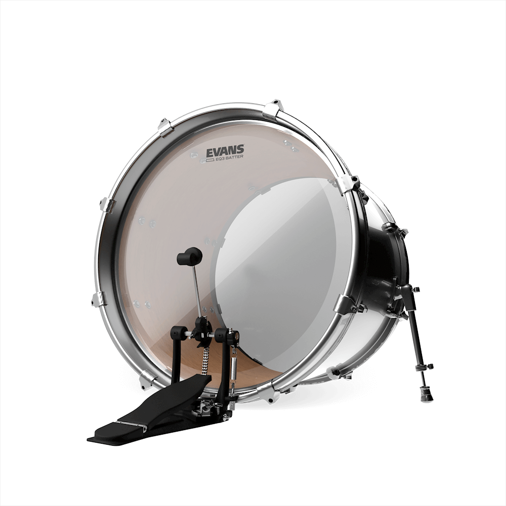 Evans EQ3 Clear 26" Bass Drum Head