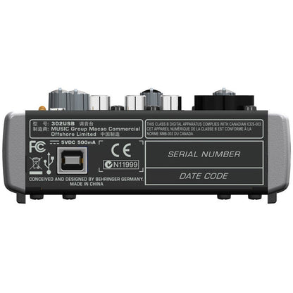 Behringer XENYX 302USB USB mixer