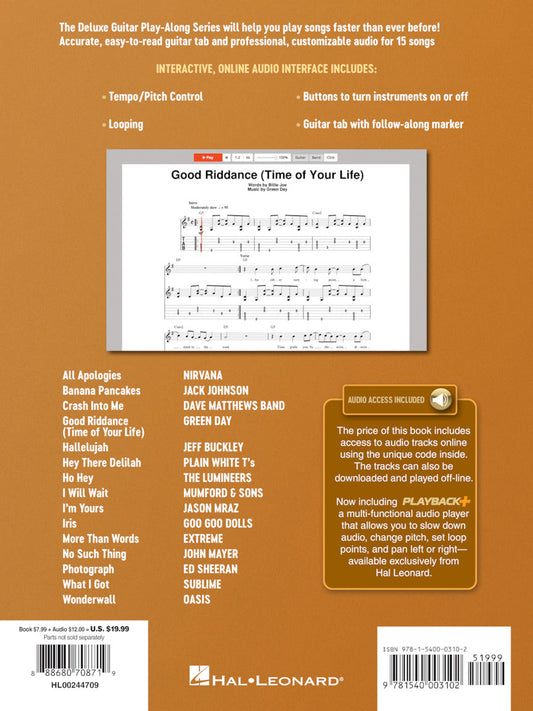 Acoustic Songs Deluxe Guitar Playalong Volume 3 BK/OLA