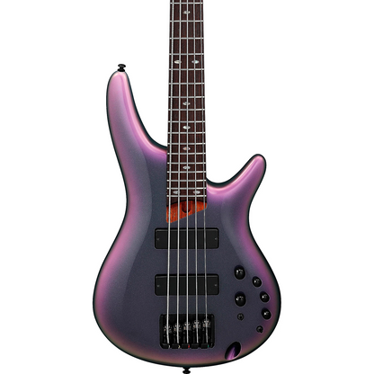 Ibanez SR505E 5-String Bass Guitar in Black Aurora Burst