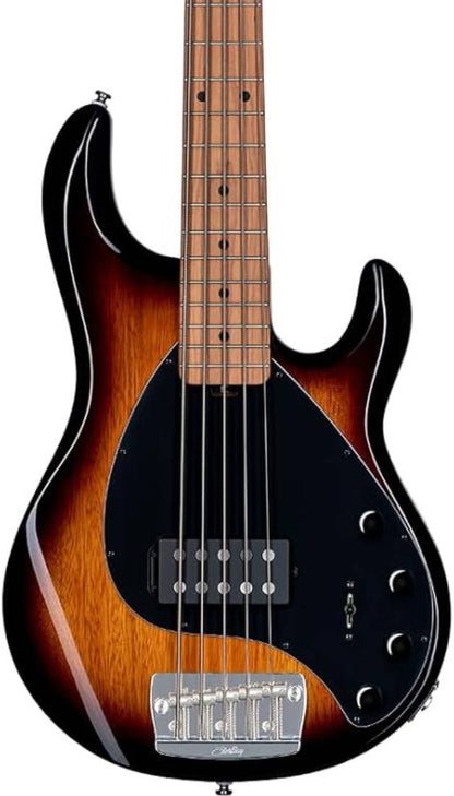 Sterling By Music Man StingRay 5 Bass Guitar in Vintage Sunburst