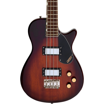 Gretsch Streamliner Jet Club Bass Single-Cut Bass Guitar in Havana Burst
